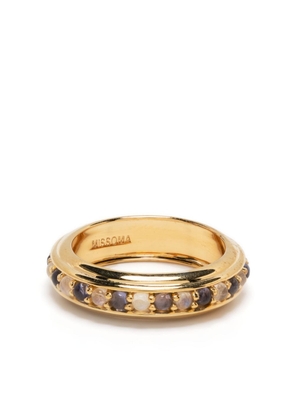 Missoma gold-plated vermeil crystal ring