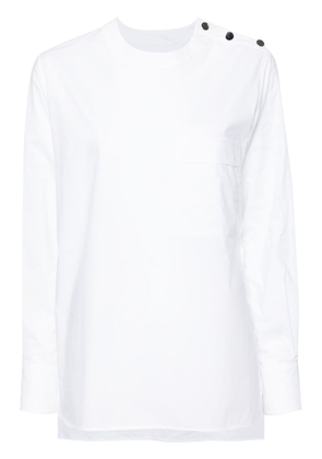 Plan C studded cotton shirt - White