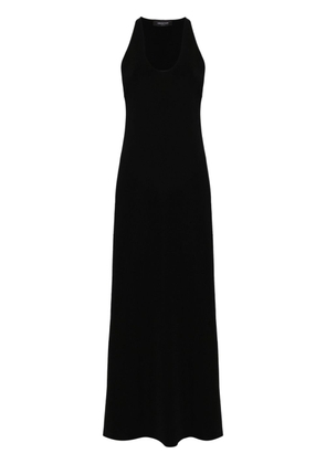 Fabiana Filippi round-neck sleeveless dress - Black