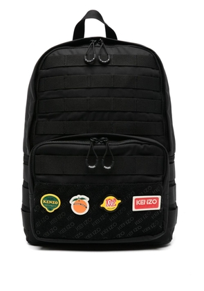 Kenzo Jungle patch-detailed backpack - Black