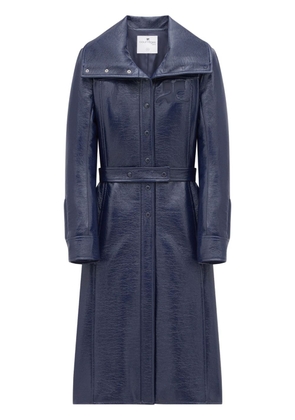 Courrèges Reedition single-breasted coat - Blue