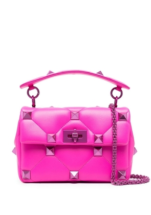 Valentino Garavani Roman Stud quilted leather tote bag - Pink