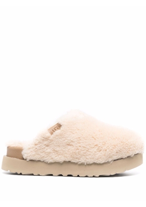 UGG platform shearling slippers - Neutrals