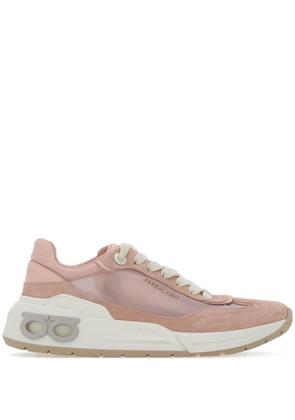 Ferragamo panelled low-top sneakers - Pink