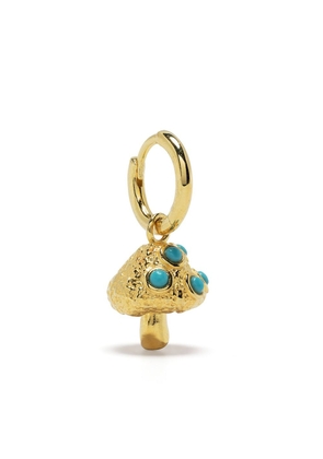 Eshvi single mushroom earring - Gold