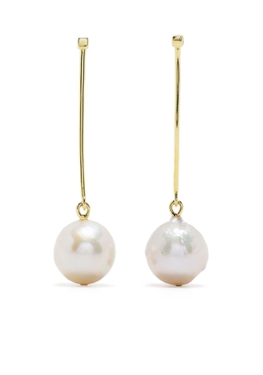 Eshvi pearl detail earrings - Gold