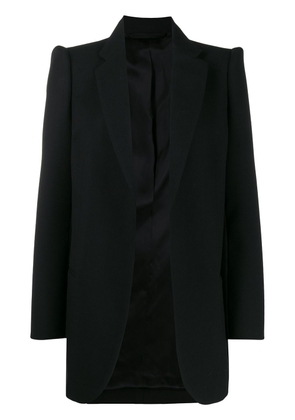 Balenciaga structured shoulders blazer - Black