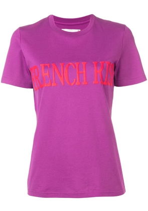 Alberta Ferretti French Kiss print T-shirt - Purple