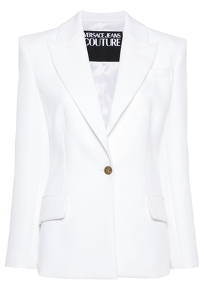 Versace Jeans Couture fitted single-breasted blazer - White