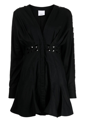 Acler Keeling organic cotton minidress - Black