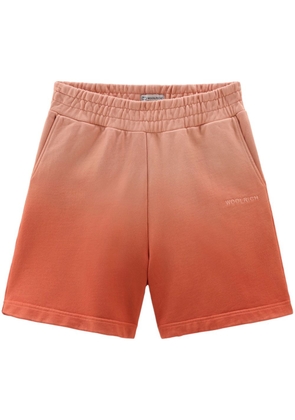 Woolrich gradient-print cotton shorts - Pink