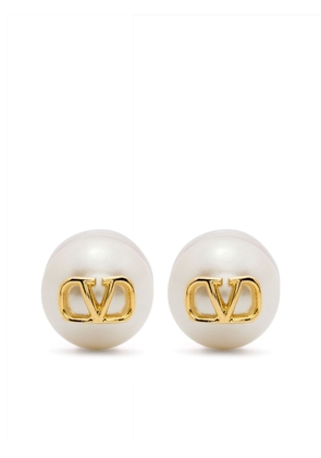 Valentino Garavani VLogo Signature stud earrings - Gold