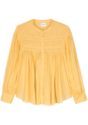 MARANT ÉTOILE Plalia organic cotton shirt - Yellow
