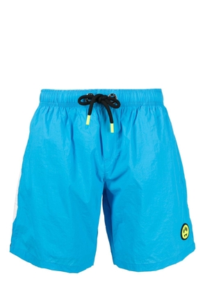 BARROW logo-patch swim shorts - Blue