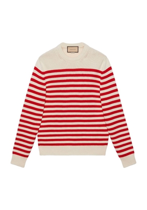 Gucci Cotton-Wool Striped Sweater