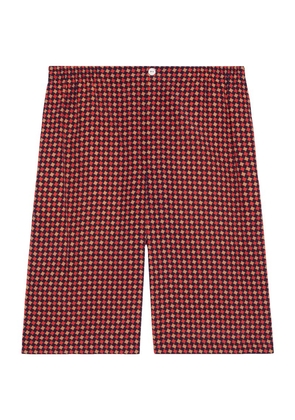 Gucci Geometric Houndstooth Shorts