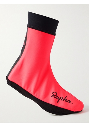 Rapha - Logo-Print Stretch-Jersey Overshoes - Men - Pink - M