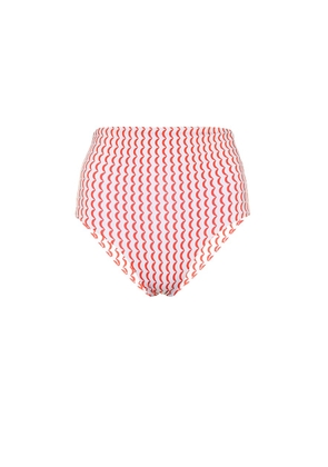 Asceno Deia wave-print bikini bottoms