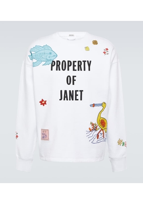 Bode Property of Janet cotton jersey sweatshirt