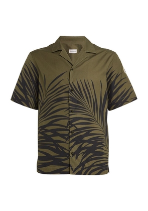 Moncler Cotton Palm Tree Print Shirt