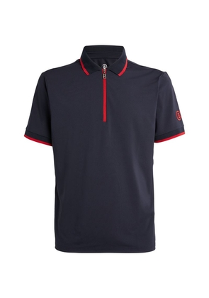 Bogner Contrast Zip-Up Polo Shirt