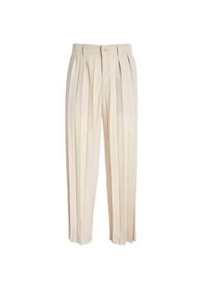 Homme Plissé Issey Miyake Wide-Pleat Tailored Trousers