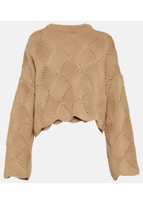 JW Anderson Basketweave wool-blend sweater