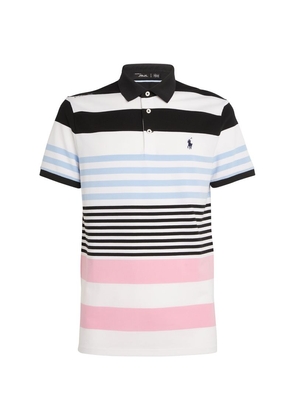 Rlx Ralph Lauren Cotton-Blend Striped Polo Shirt