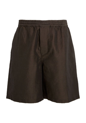 Cdlp Linen-Blend Bermuda Shorts