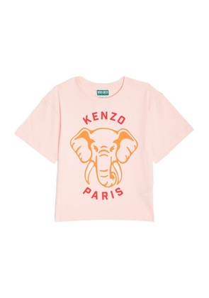 Kenzo Kids Cotton Elephant T-Shirt (2-14 Years)