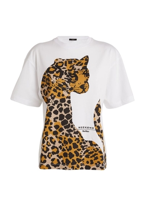 Weekend Max Mara Cotton Leopard Viterbo T-Shirt