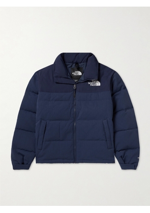 The North Face - 1992 Nuptse Logo-Embroidered Quilted Recycled Ripstop Down Jacket - Men - Blue - XS