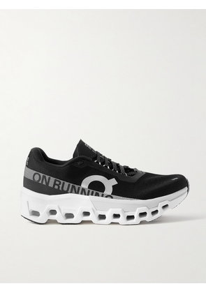 ON - Cloudmonster 2 Rubber-Trimmed Mesh Running Sneakers - Men - Black - US 7