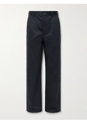 Nili Lotan - Corentin Straight-Leg Cotton-Twill Trousers - Men - Blue - UK/US 30