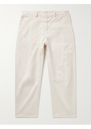 Nili Lotan - Carpenter Straight-Leg Cotton-Blend Twill Trousers - Men - Neutrals - UK/US 30