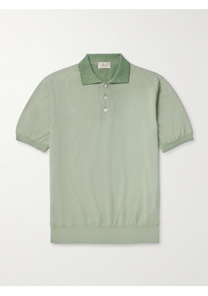 Altea - Cotton Polo Shirt - Men - Green - S