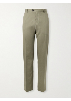 A Kind Of Guise - Lyocell and Cotton-Blend Twill Suit Trousers - Men - Green - IT 46