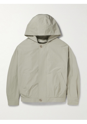 Amomento - Hooded Shell Jacket - Men - Gray - M