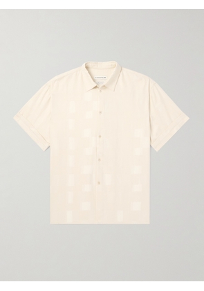 A Kind Of Guise - Elio Checked Cotton and Silk-Blend Twill Shirt - Men - Neutrals - XS