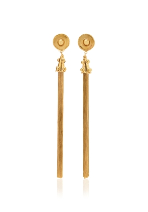 Sylvia Toledano - PomponXXL 22K Gold-Plated Earrings - Gold - OS - Moda Operandi - Gifts For Her