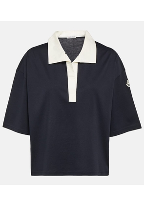 Moncler Logo cotton polo shirt
