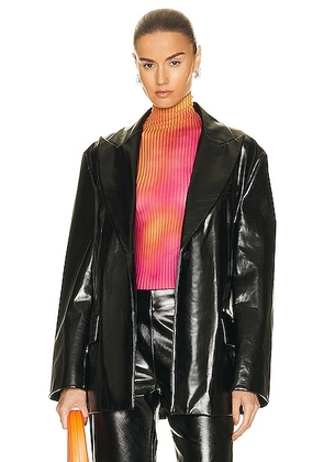 Acne Studios Leather Suit Jacket in Black - Black. Size 40 (also in ).