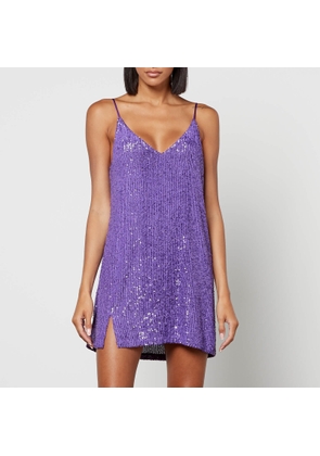 In the Mood for Love New York Sequined Mesh Mini Dress - XS
