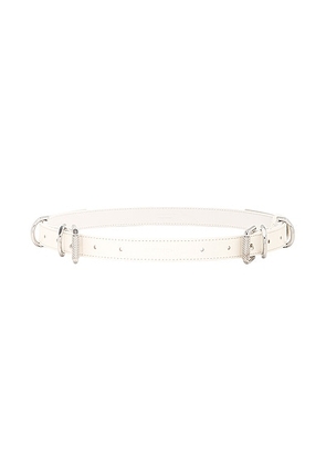 Givenchy Voyou Belt in Ivory - Ivory. Size 70 (also in 90).