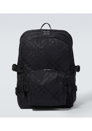 Burberry Jacquard checked backpack