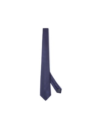 Mulberry Men's Solid Colour & Embroidered Tree Tie - Navy