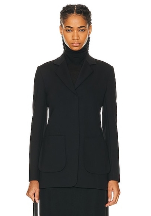 The Row Yedid Jacket in Black - Black. Size M (also in L, XS).