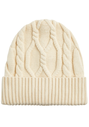 Varley Chamond Cable-knit Beanie - Cream - One Size