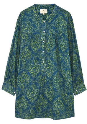 Hannah Artwear Apollo Printed Cotton Tunic Dress - Green - 1 (UK8)