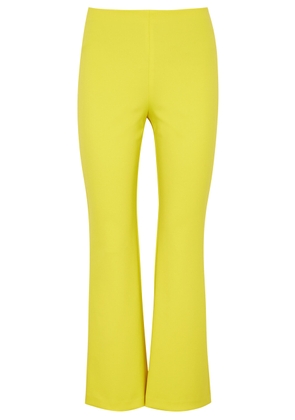 Alice + Olivia Rmp Bootcut Stretch-jersey Trousers - Yellow - 6 (UK10 / S)